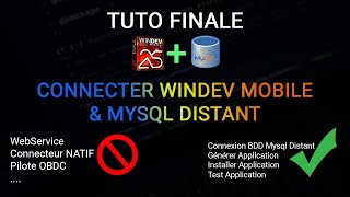 Connecter Application WinDev Mobile a MySQL Distant Générer Apk Installer et Tester [upl. by Atener]