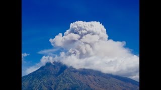 Gunung Agung Eruption  28 June 2018  Part 2 [upl. by Sugar]