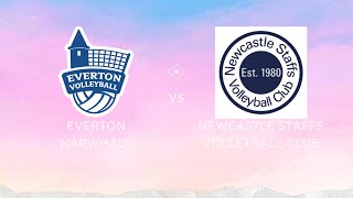 Everton Narwhals vs Newcastle Staffs VC Set 4 of 5  NVL Div 2 [upl. by Zelikow]