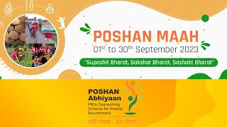 A Journey into POSHAN Maah Discover Fun and Nutritious Activities [upl. by Deeann]