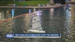 New attractions at Canals at Canalside [upl. by Putnem]