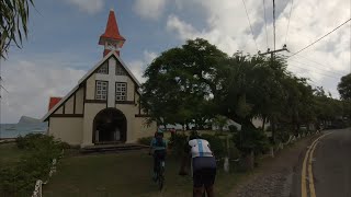 Cycling MTB Traxx grand baie Cap Malheureux mauritius beaches 4k POV [upl. by Liatrice]