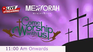 Menorah Ministries  Live streaming 20th october  Sunday service [upl. by Saduj184]