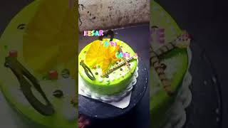 TASTY KESAR PISTA CAKE SOO YAMMY 🧐 [upl. by Illoh561]