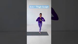 Quick Arm  Thigh Sculpt 🔥 barre dance youtubeshorts [upl. by Screens]