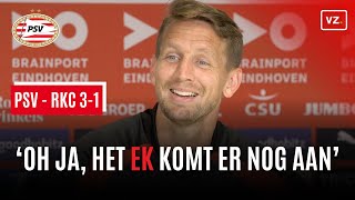 Luuk de Jong na zege van PSV Oh ja het EK komt er nog aan [upl. by Carlyn330]