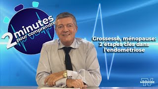 Grossesse ménopause 2 étapes clés dans lendométriose  2 minutes pour comprendre [upl. by Peters]