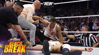 EXCLUSIVE POST SHOW FOOTAGE of MJFs BRUTAL ATTACK on Daniel Garcia  7324 AEW Dynamite [upl. by Arretahs]