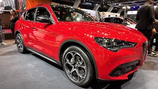 2023 Alfa Romeo Stelvio Sprint Europe Premiere [upl. by Aneehs607]