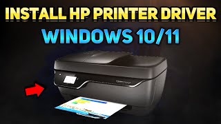 How to Install HP Deskjet Ink Advantage 3835 Driver Windows 10 amp 11 Tutorial [upl. by Sonstrom915]