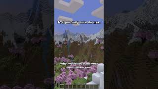 POV You finally found the perfect seed for minecraft [upl. by Marinna]