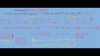 subespacios vectoriales suma e intersección 7 [upl. by Roxy]