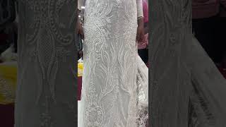 Creating Bridal Beauty with the Perfect Fabric bridalfabric bridalfabrics [upl. by Nanni559]