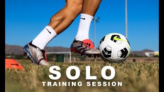 SOLO SOCCER TRAINING SESSION [upl. by Elyrpa]