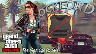 GTA ONLINEHOW TO REMOVE BODY ARMOR [upl. by Bollinger561]