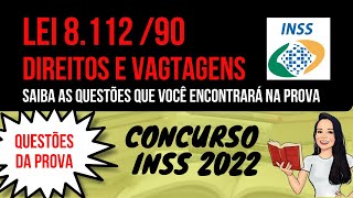 LEI 811290  CONCURSO INSS 2022  Lei 811290 Direitos e Vantagens  CONCURSO INSS 2022 [upl. by Erdnaxela574]