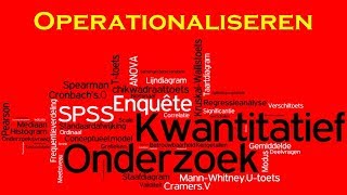 Kwantitatief Onderzoek 02 Enquêteren  Operationaliseren [upl. by Hamehseer748]