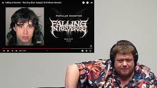 THIS IS GREAT Falling In Reverse  quotBad Guy feat Sarayaquot Full Album Stream REACTION [upl. by Nahshunn]