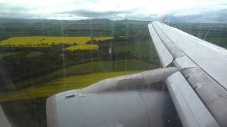 LH962 Rare approach via RWY 6  Lufthansa Airbus A321 lands in EdinburghTurnhouse [upl. by Fablan]