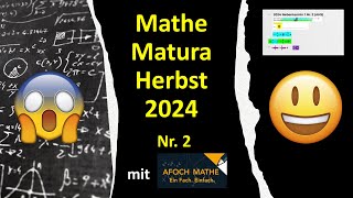 Matura 2024 Nebentermin 1 Herbst Nr 2 Kugelvolumen [upl. by Aiuqcaj]