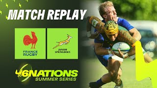 MATCH REPLAY  France v South Africa  U20 Six Nations Summer Series [upl. by Ubana]