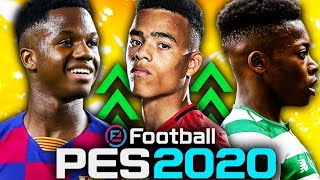 BEST YOUNG PLAYERS amp NEW WONDERKIDS IN PES 2020 MASTER LEAGUE [upl. by Llemej]