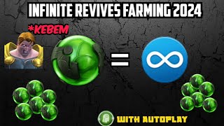 Infinite Revive Farming 2024  You Wont Believe This 😅 [upl. by Comethuauc]