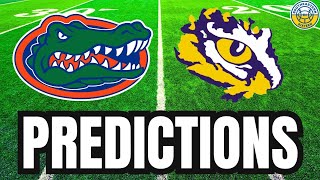 Florida vs LSU PREDICTIONS  2024 College Football Predictions [upl. by Ahsenroc]