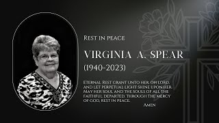 Funeral for Virginia Spears [upl. by Meensat]