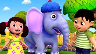 Hathi Raja Kahan Chale  Hindi Rhymes  हाथी राजा कहाँ चले  Hindi Nursery Rhymes  Baby Songs Hindi [upl. by Ytsirhc]