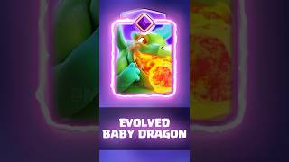 EVO Baby Dragon🐲clashroyale [upl. by Einhpets]