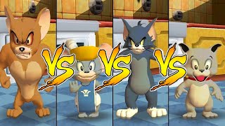 Tom and Jerry in War of the Whiskers Tom Vs Tyke Vs Monster Jerry Vs Nibbles Master Difficulty [upl. by Haleak]