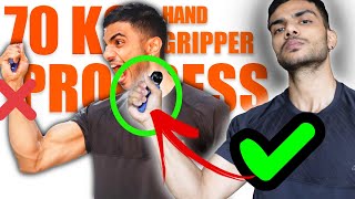 Hand Gripper Progress at Home  Wrist Grip and Forearm exercises  Strong Forearms [upl. by Thenna]