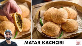 Matar Kachori Recipe  हलवाई जैसी खस्ता मटर कचोरी  Chef Sanjyot Keer [upl. by Jegar]