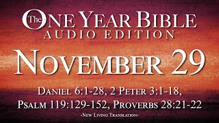 November 29  One Year Bible Audio Edition [upl. by Ahsenhoj]