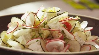 Salade van quinoa met geitenkaas en radijs  De Keuken van Sofie  VTM Koken [upl. by Shaum]