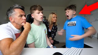 Making EVERYONE Ignore My Little Brother For 24 HOURS prank [upl. by Cavil]