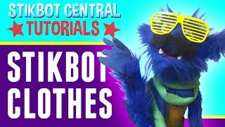 Stikbot Tutorials 🧙  NEW STIKBOT CLOTHES [upl. by Werby763]