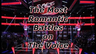 The Most Romantic Battles on The Voice [upl. by Roeser]