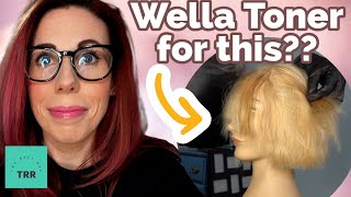 TONING WITH WELLA 8A T10 T11 T14 T18 WELLA COLOR CHARM TONNING PART 3 [upl. by Jarek441]