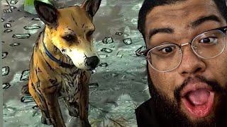 WE FOUND A DOG  THE WALKING DEAD GAME S2 Ep1 [upl. by Serene]