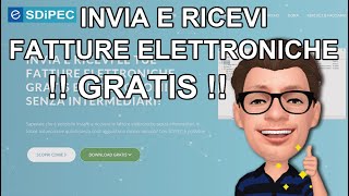 Invia e Ricevi Fatture Elettroniche GRATIS Programma di Fatturazione Elettronica SDIPEC [upl. by Leibarg]