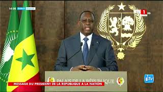 Report de la présidentielle  Discours du président Macky Sall en français [upl. by Magnolia435]