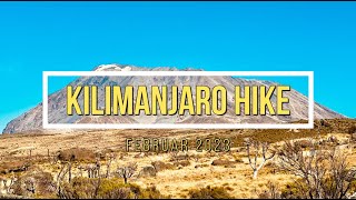 Kilimandscharo Besteigung Februar 2023  single hiking Kilimanjaro 4K [upl. by Lindblad]