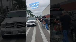 Gas Runs Have Begun portcharlotte puntagorda hurricanemilton swfl storm [upl. by Barvick113]