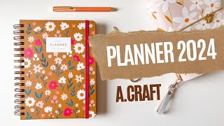 Planner 2024 Review ACraft  Guia dos Planners Papelaria News [upl. by Astra200]