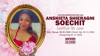 Uitvaart van Anshieta Shieragni Soechit  Live Stream  NAPSTER PRO STUDIO [upl. by Faucher294]