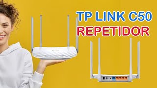 CONFIGURAR ROTEADOR C50 DA TP LINK COMO REPETIDOR  Gi Costa Tech [upl. by Aicilaana]