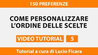 150 preferenze Gps 2023 come personalizzare l’ordine delle scelte  VIDEO TUTORIAL [upl. by Harrod]