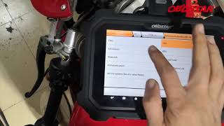 2019 Ducati V4 All system diagnostic by OBDSTAR MS80 Motorcycle Tablet Scanner [upl. by Duke]